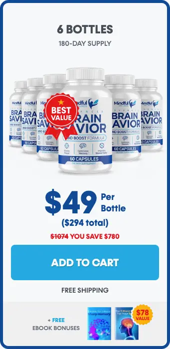 Brain Savior - 6 bottles