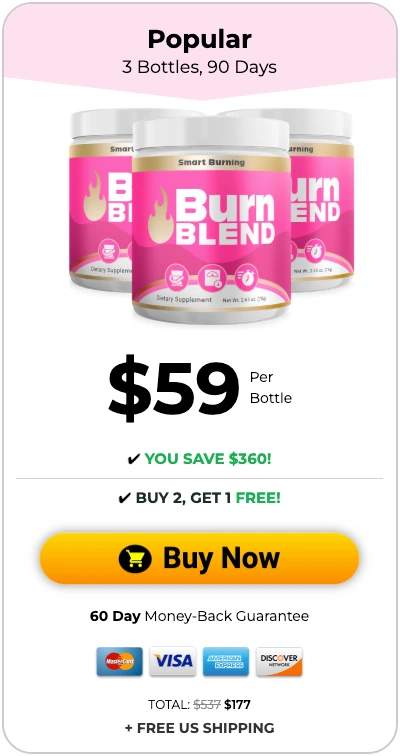 BurnBlend - 3 bottles