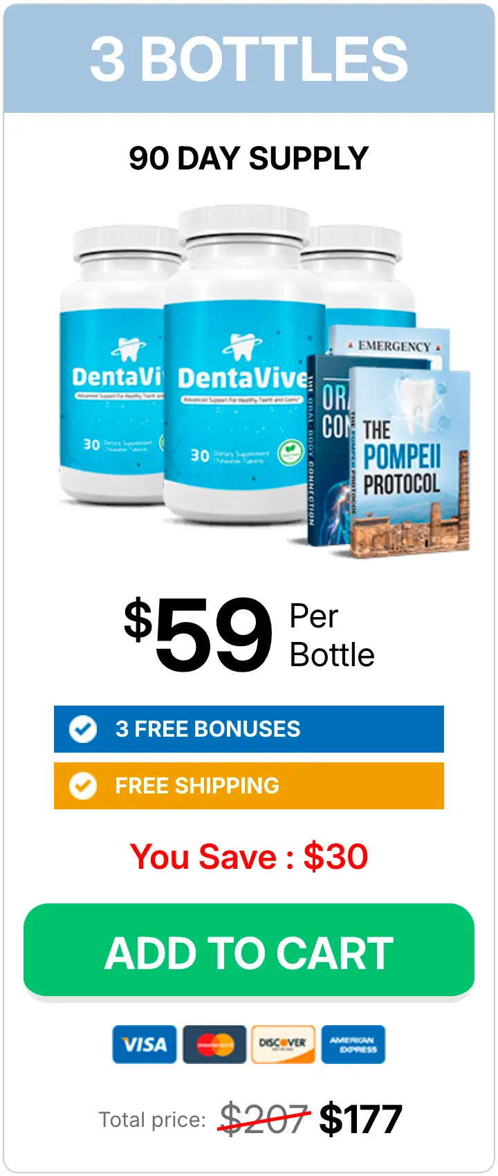 DentaVive - 3 bottles
