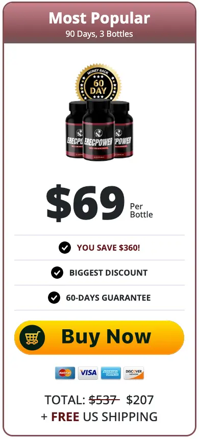 ERECPOWER - 3 bottles