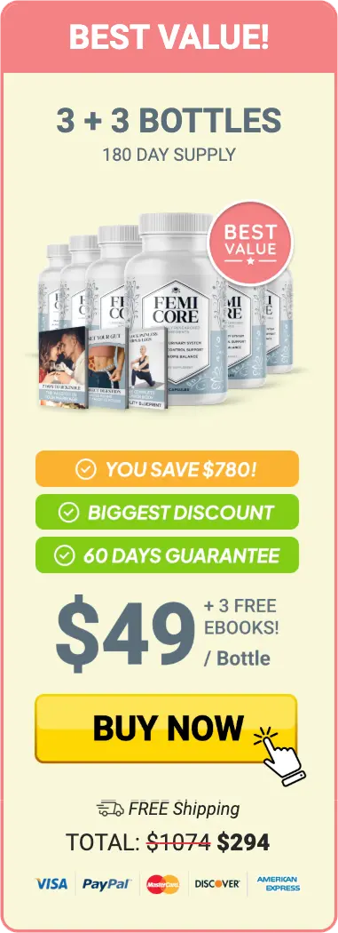 FemiCore - 6 bottles