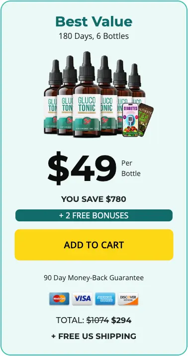 GlucoTonic - 6 bottles