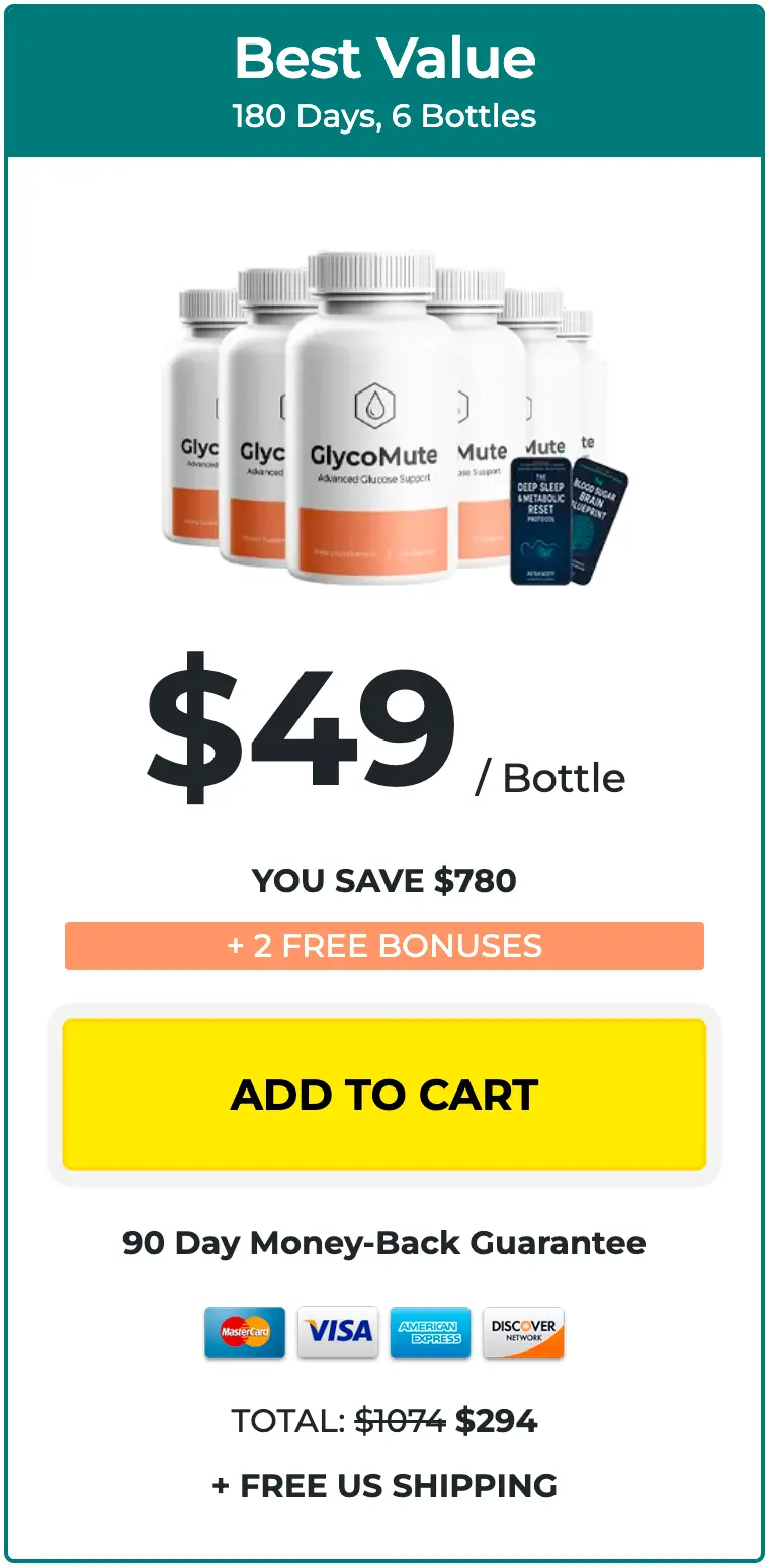 GlycoMute - 6 bottles