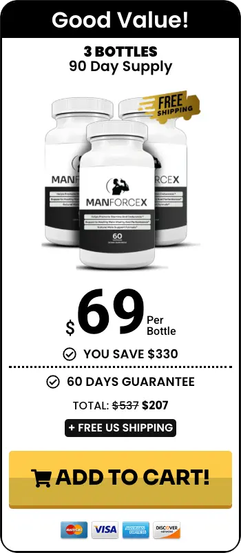 ManForceX - 3 bottles