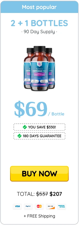 NanoDefense Pro - 3 bottles