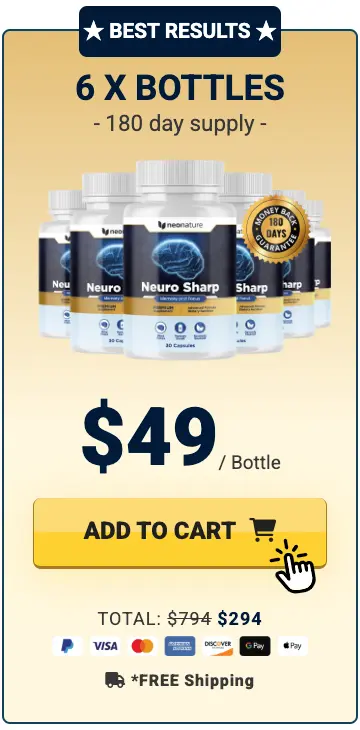 Neuro Sharp - 6 bottles