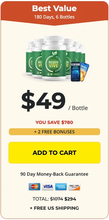 RegenVive - 6 bottles