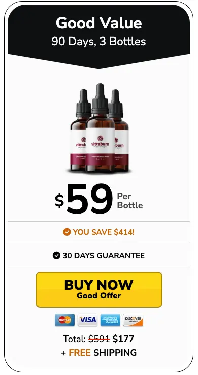 VittaBurn - 3 bottles